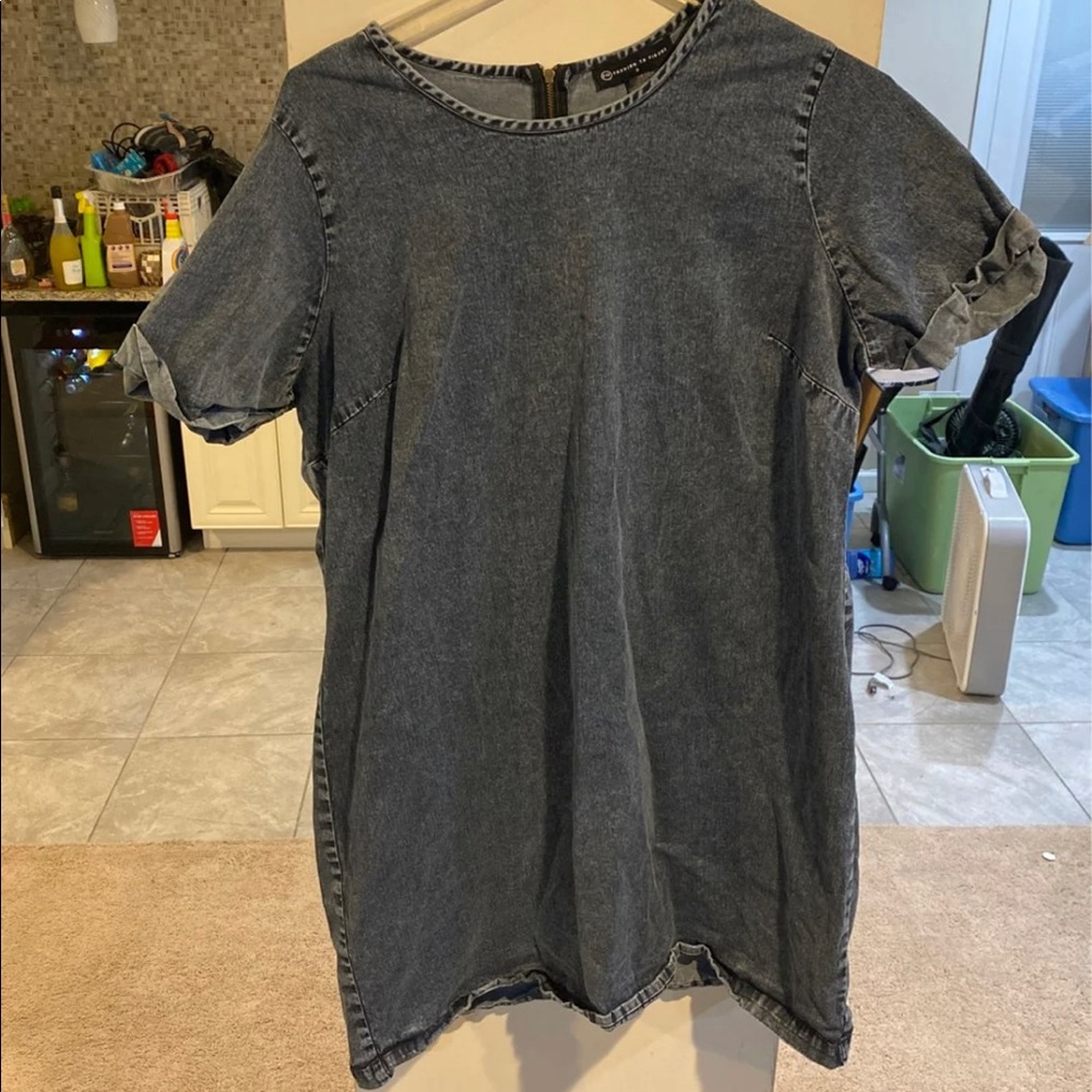 Fashion to Figure Plus Jean Dress